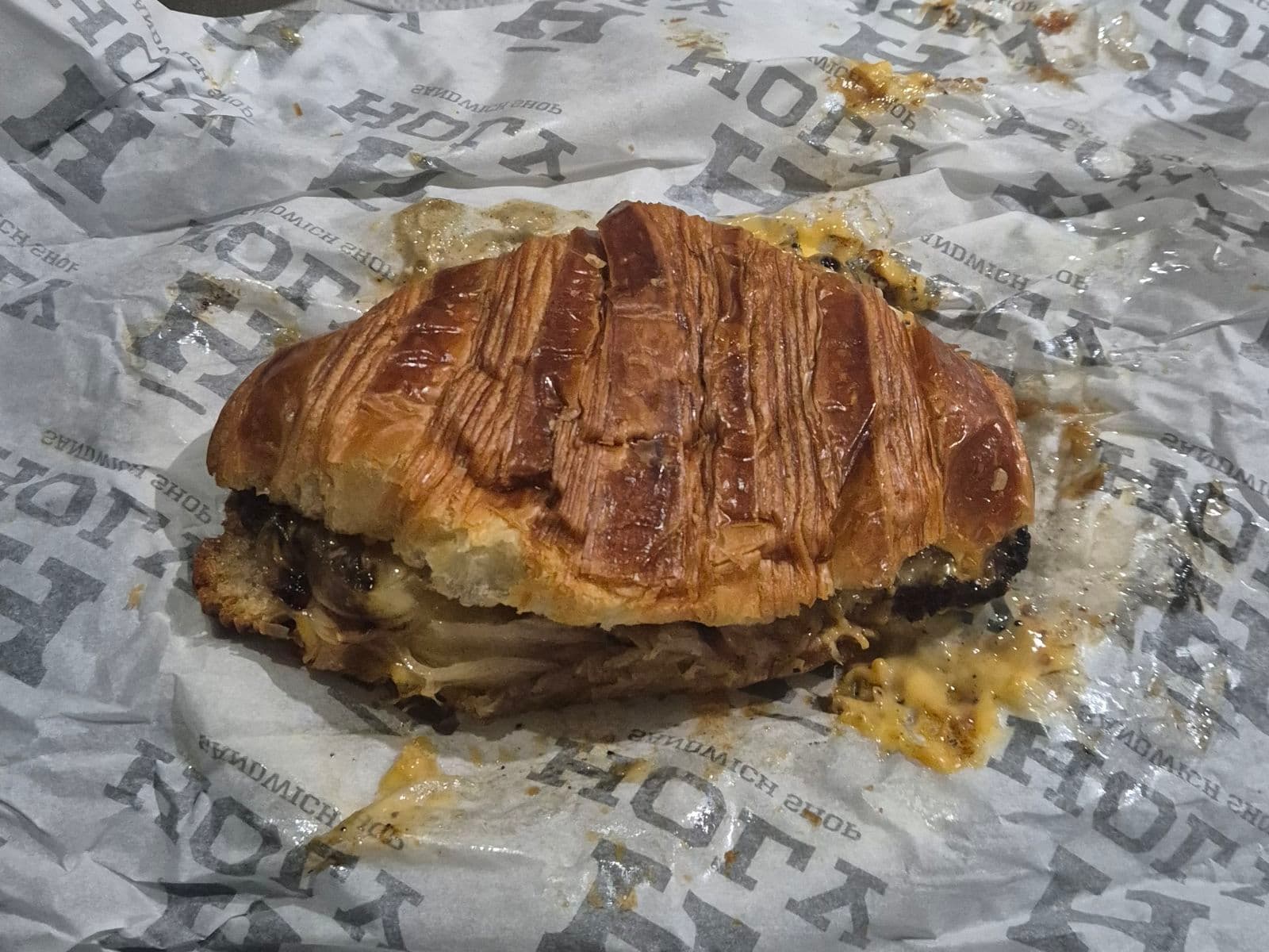 Hambúrguer de Croissant